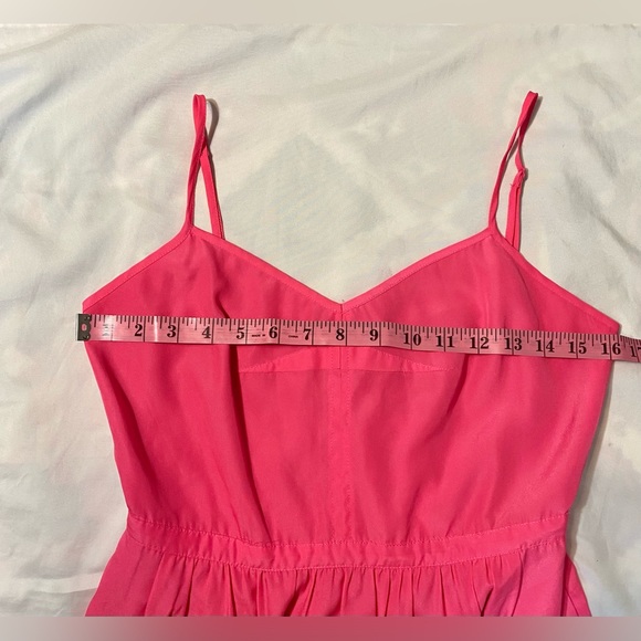 J. Crew Bright Pink Cami Tank Dress - Picture 4 of 7